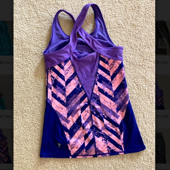 Purple Athletic Tank top - Picture 2 of 2